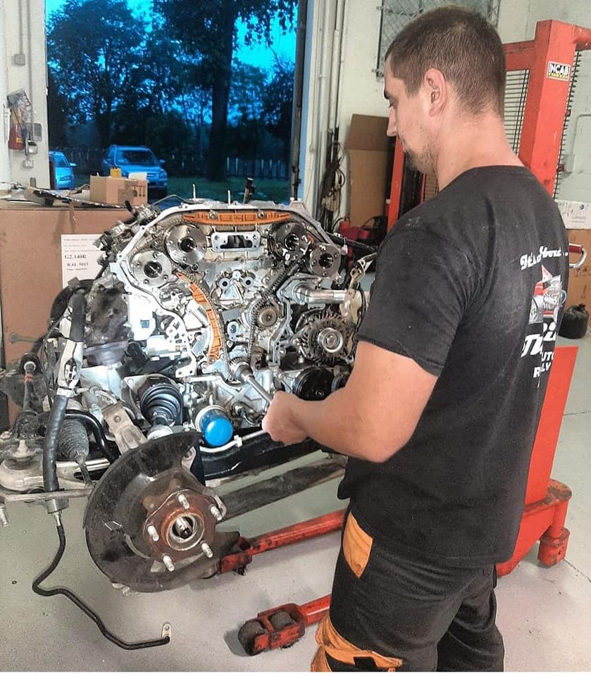 Tyson Auto Garage technician at work